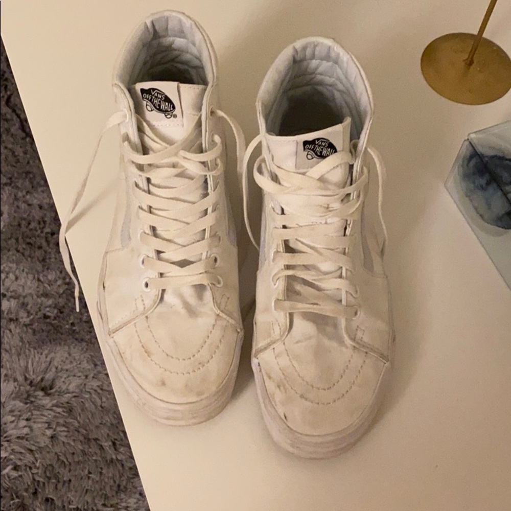 White high top vans